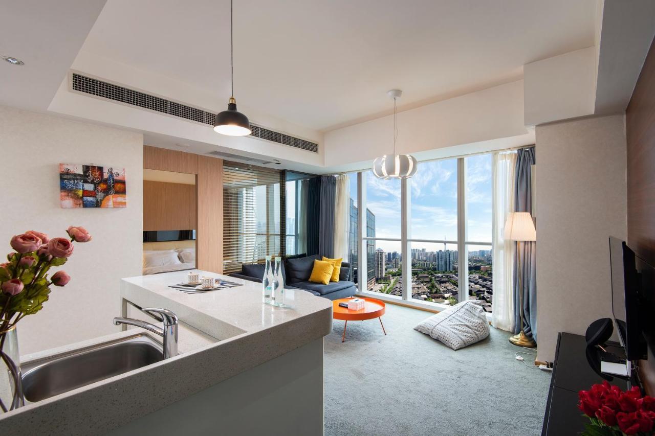 S6 Service Apartment（Chengdu Chunxi Road Taikoo Li Branch） Eksteriør bilde